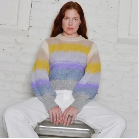 Eleven Six Multicolor Crewneck Pullover Sweater XS - Picture 11 of 11